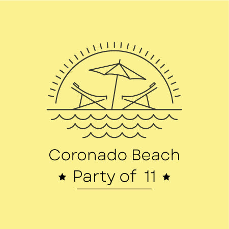 "Coronado Beach Package" -  Party of 11