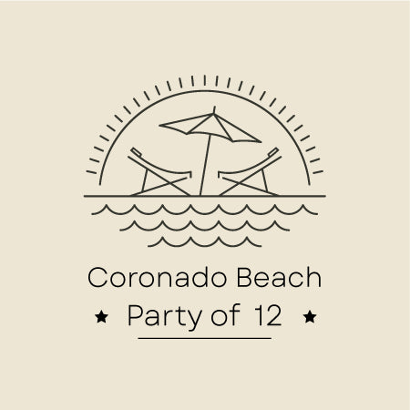 "Coronado Beach Package" -  Party of 12