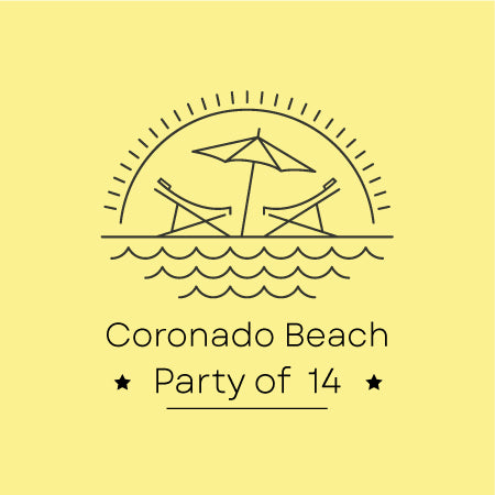 “Coronado Beach Package” - Party of 14