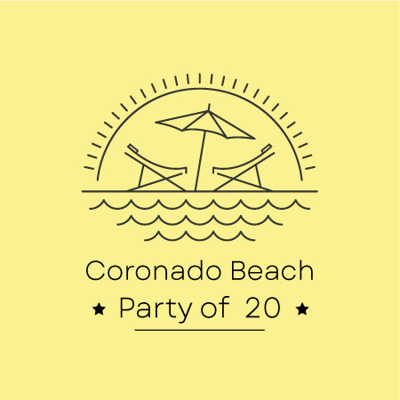 “Coronado Beach Package” - Party of 20